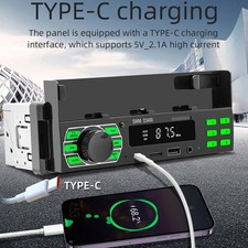 Lecteur MP3 1DIN sophistiqué pour véhicules avec support téléphone portable