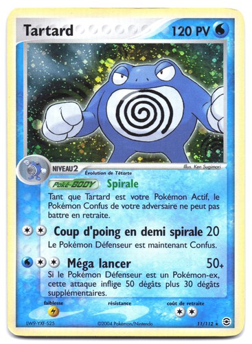 Carte pokémon tartard - pokémon,