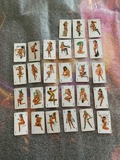 Vintage TOPLESS Magazine Erotic 29 Card Mini Game Collection.
