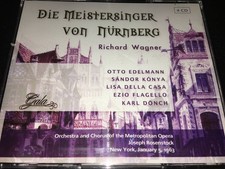 JOSEPH ROSENSTOCK / DIE MEISTERSINGER VON NURNBERG RICHARD WAGNER 4CD y