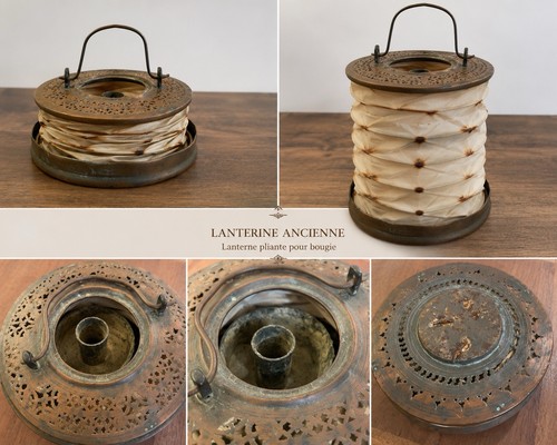 Ancienne lanterne bougie - ancienne,