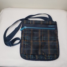 Hedgren Blue Tartan Print Slim