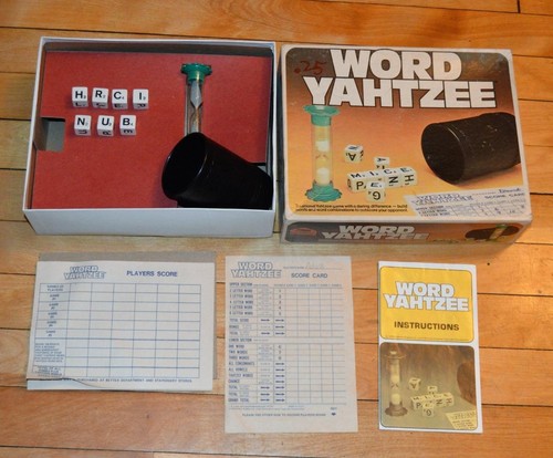 Jeu yahtzee vtg 1978 de - jeu,