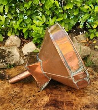 Rare Ancien Entonnoir Cuivre