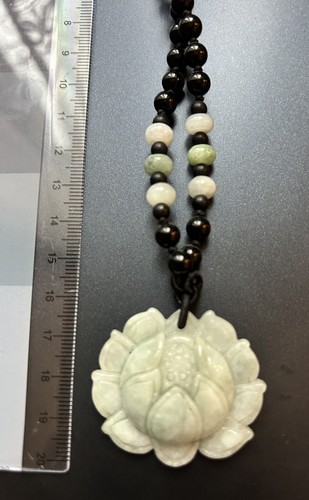 Collier ambre noir avec - en,