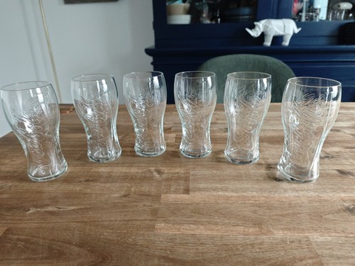 Lot verres coca - 6, cola