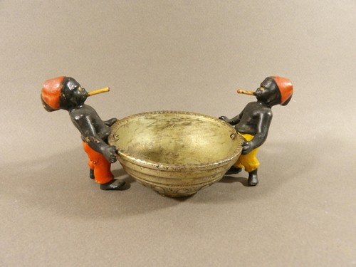 Empty pocket ashtray antique - ashtray,