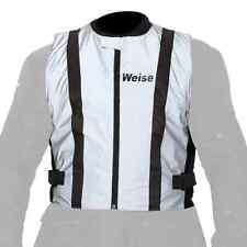 Weise Vision Reflective Hi Vis Motorcycle Motorbike Vest Gilet - Silver