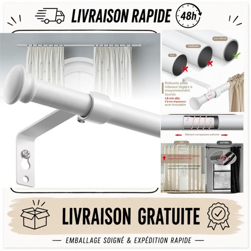 Tringle rideaux extensible - à,