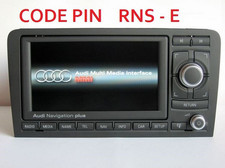 Recuperation Code Pin pour autoradio GPS RNS-E Audi A3 S3 A4 A6 TT R8