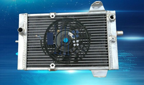 Aluminum radiator fan - radiator+fan, for