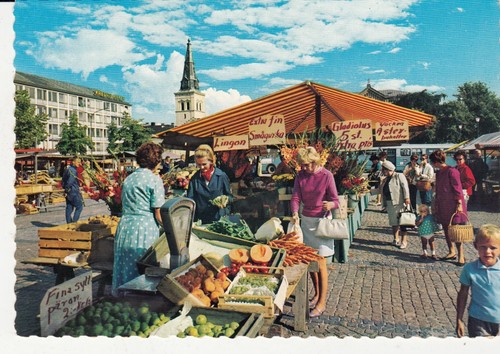 Old post card suede - post,