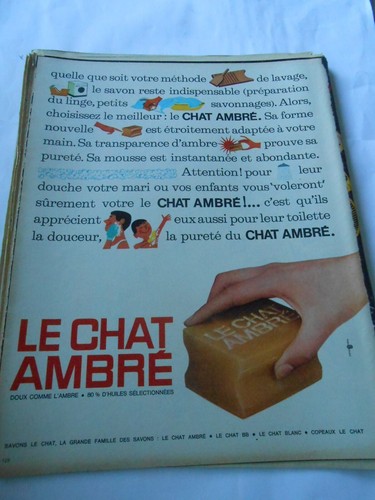 Advertising 1962 chat - 1962, le