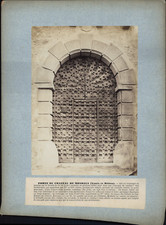 France, Vaulx-et-Milieu, Porte du Château de Monbaly vintage albumen print shot