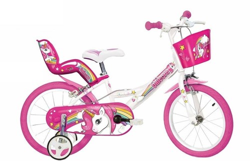 Vélo unicorn rose blanc - unicorn,
