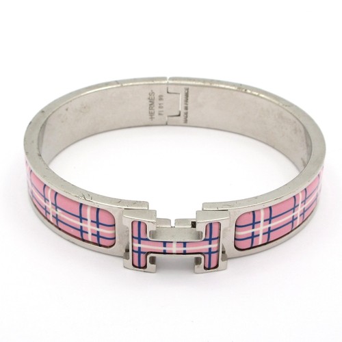 Hermes clic silver pink - h,
