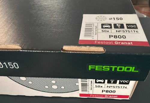 Festool granat 800 grit d150 - granat,