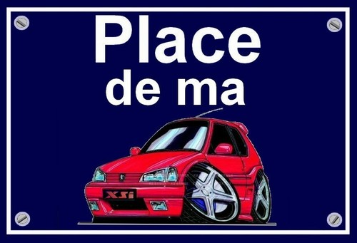 Plaque place ma - ma, peugeot