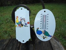 THERMOMETRE + CROCHET EMAILLES