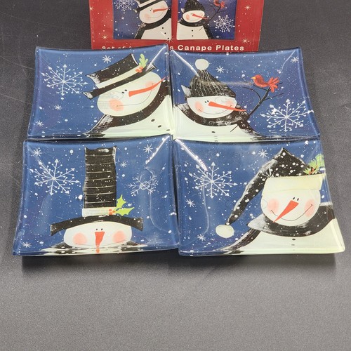 Snow pals glass canape - 4,