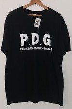 T-shirt Noir PDG Papa