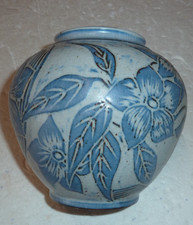 beau vase boule chinisant en