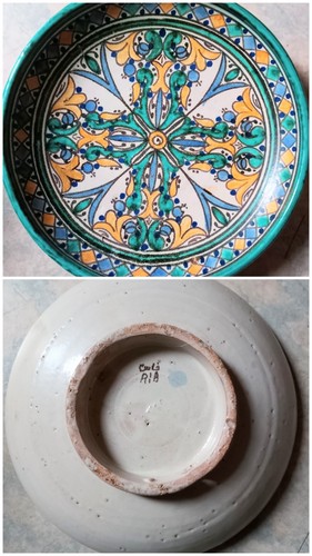 Ancien beau plat tobsil - plat, Ø
