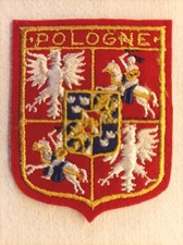 Écusson POLOGNE en feutrine