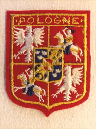 écusson pologne feutrine - en,