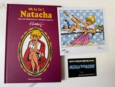 Dédicace BD WALTHERY TL " NATACHA OH LA LA ! " 150 EX N°/S ETAT NEUF 15*21 Cm