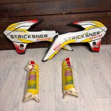 Motocross Fork Guards Radiator Covers Set Plastic Parts for KTM SX 85 04-13