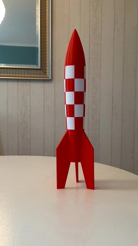 Fusée lunaire tintin xflr6 - lunaire,