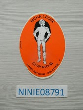 RICHA LEATHER STICKER LEATHER RICHA BRAKEL BELGIUM STICKER