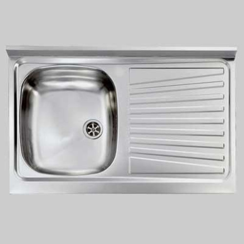 évier support inox 80x50 - inox, 1