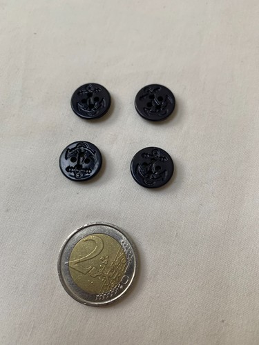 Boutons ancre marine bleu - ancre, lot