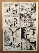 Kline - Loup Noir (PIF) - Planche Originale signée - TBE