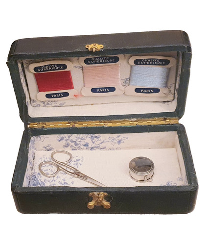 Boite couture ancienne - couture,