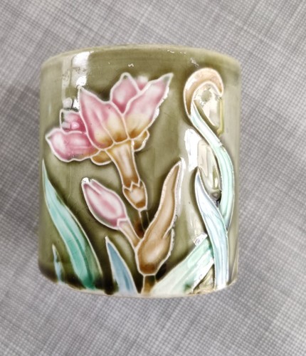 Ancien pot cache en - pot,