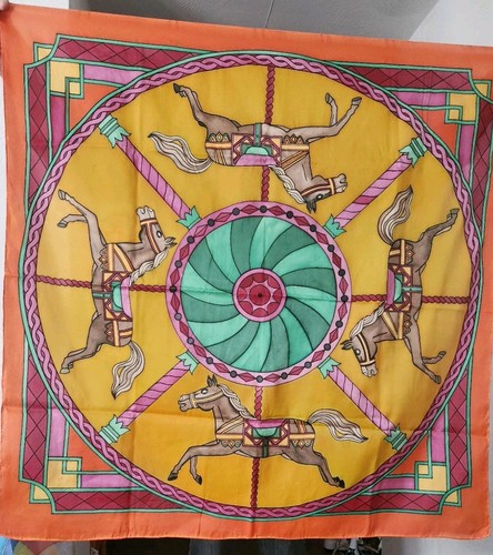 Foulard soie peint la - soie, à