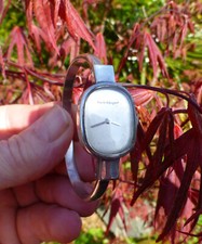 Rare Vintage Ladies Emile Pequignet Solid Silver 925 Watch - Swiss Hallmarks