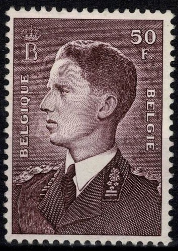 1952 belgique timbre effigie - 1952,