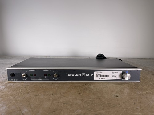 Crown channel stereo - 2-channel,