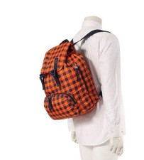 Louis Vuitton Damier Aventure Light Pack N41223 Rucksack Orange Lightweight Fold