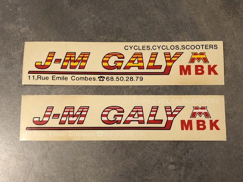 Ancien autocollant mbk galy - mbk,