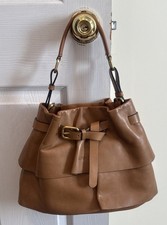 Lupo Barcelona Isadora Italian Leather Tote Bag Brown