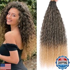 Xtrend Pre Looped Brazilian Micro Kinky Curly Crochet Hair 24 Inch 8 Packs Om
