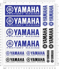 Yamaha Factory Racing Team 14 Motorcycle Stickers Quality Laminated 