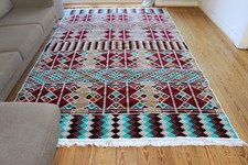 Tapis Kilim neuf, lavable, 190