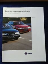 1995 Saab 900, 9000 brochure, sedan, coupe, convertible, aero, CSE, Griffin