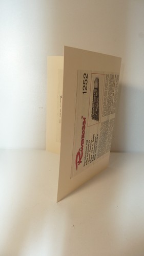 Rivarossi document 1252 - document, #